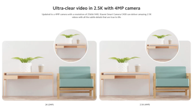 xiaomi smart camera c400 home cctv camera installation singapore 3